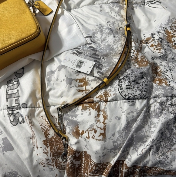 Coach Cassie 19 Vibrant Yellow Crossbody Bag - Picture 13 of 14